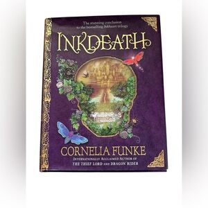 🎉2/$15 INKDEATH BY CORNELIA FUNKE HARDCOVER INKHEART TRILOGY BOOK THREE